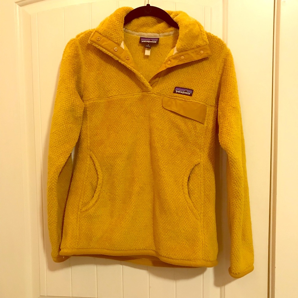 Gold/Mustard Patagonia Re-tool Snap T Pullover